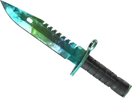 CS2 M9 Bayonet Gamma Doppler knife with emerald blade