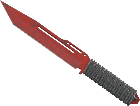 Paracord Knife Crimson Web CS2 knife skin